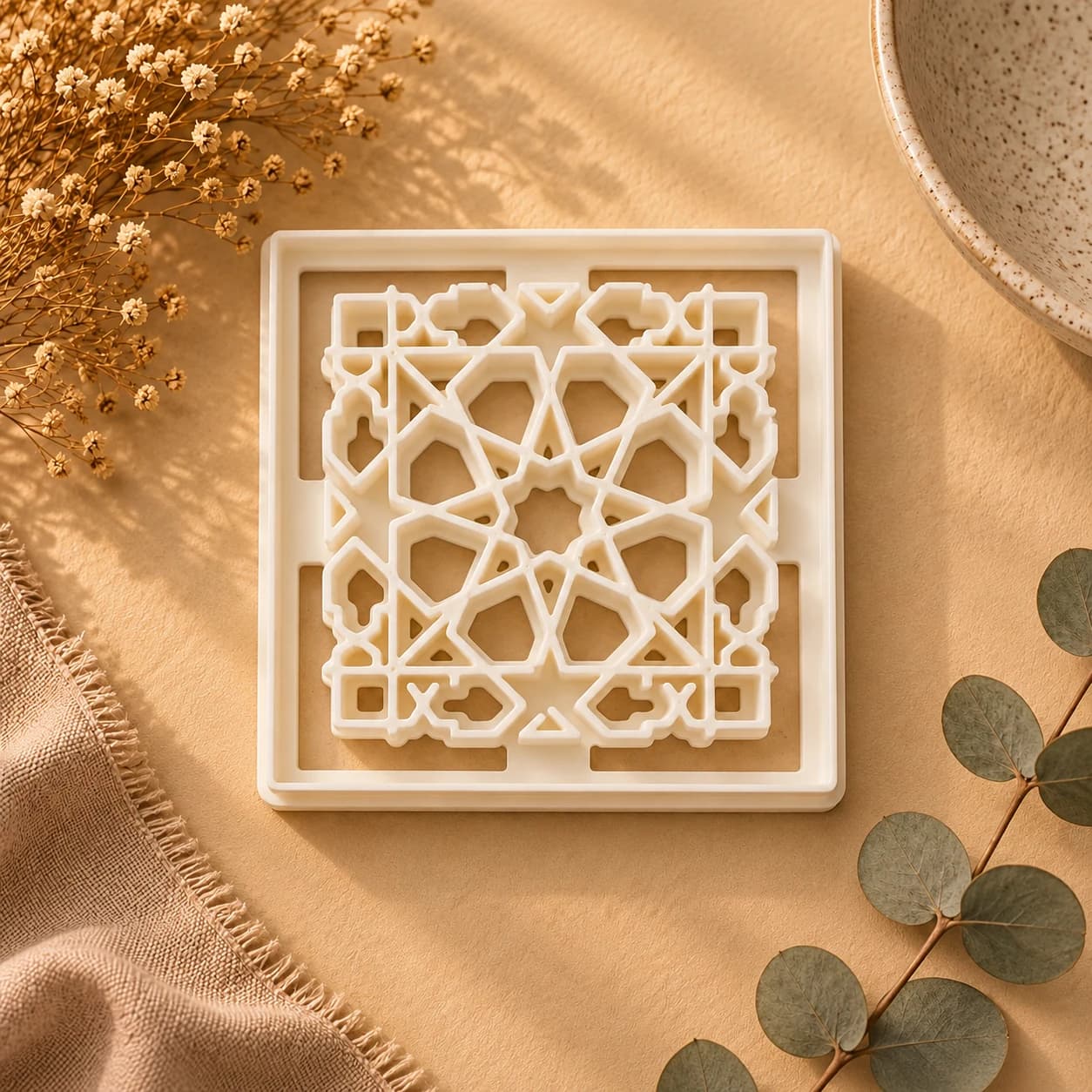 Geometric Lattice Stamp